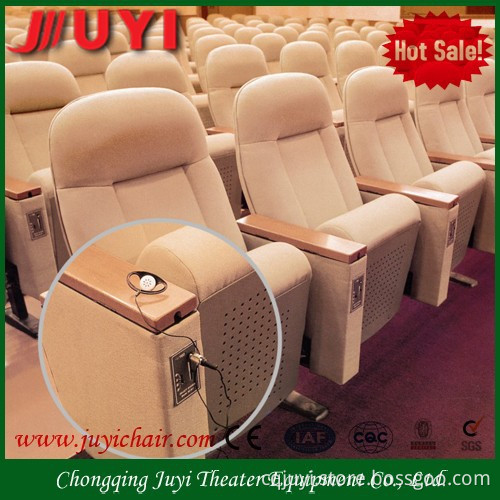 JY-605R Factory price auditorium chairs Red Fabric auditorium seat auditorium chair